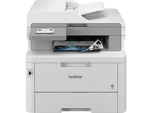Impresora multifunción láser Brother MFCL8340CDW B2B Láser 30 ppm WiFi Pantalla LCD color táctil de 8,8cm Blanco