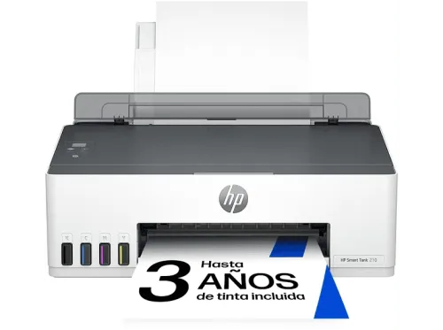 Impresora tinta HP Smart Tank 210 Inalámbrico Color Wi-Fi  Blanco