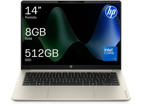 Portátil HP OmniBook 3 14-hu0005nsx 14" 2K Intel® Core™ 5 120U 8 GB RAM 512 GB SSD Sin sistema operativo Sin cargador