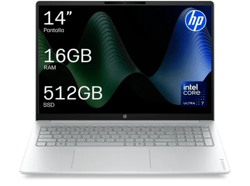 Portátil HP OmniBook 3 Next Gen AI 14-hs0001nsx Copilot+PC 14" 2K Intel® Core™ Ultra 7 355 49 TOPS 16 GB RAM 512 GB SSD W11H Sin cargador