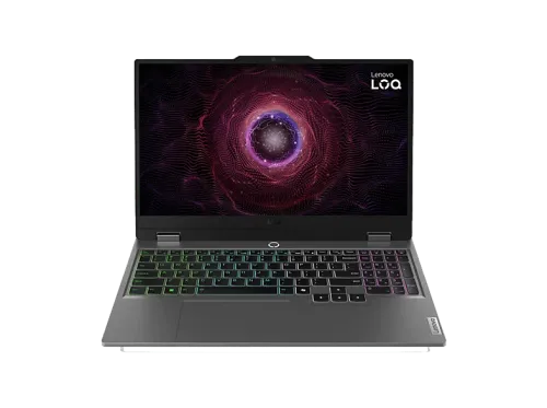 Portátil gaming Lenovo LOQ 15AHP9 15.6" Full-HD AMD Ryzen™ 7 7445HS 16GB RAM 512GB SSD GeForce RTX™ 3050 Sin sistema operativo Negro