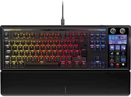 Teclado Corsair Galleon 100 SD SteamDeck integrada RGB Negro