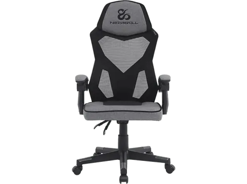 Silla gaming Newskill Eros Mesh Carga máx. 150 kg Respaldo mallado Tela transpirable Gris