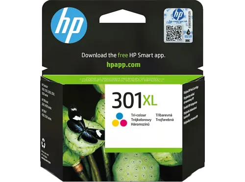 Cartucho de tinta HP 301XL Tricolor CH564EE Cian Amarillo Magenta