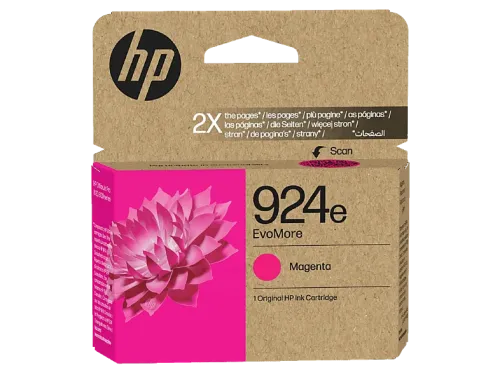 Cartucho de tinta HP EvoMore 924e 4K0U8NE Magenta