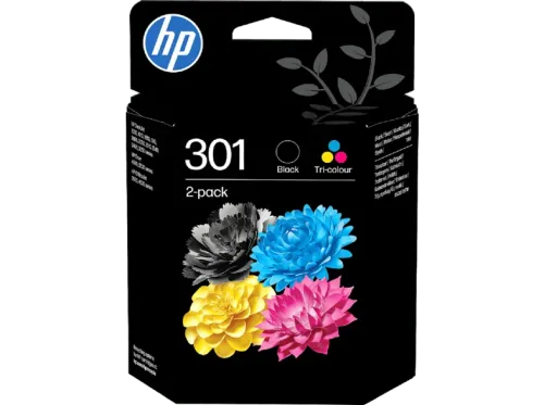 Cartucho de tinta HP Original 301 Pack de 2 N9J72AE Negro Cian Magenta Amarillo