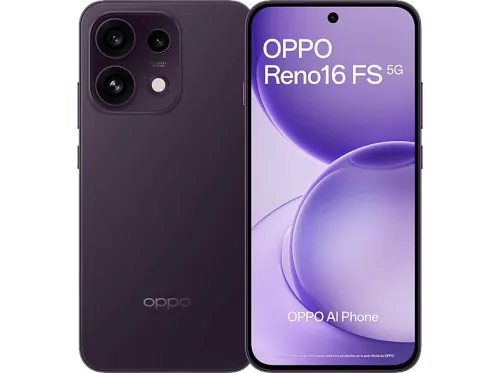 OPPO Reno16 FS Púrpura Negro 512 GB 8 GB RAM 6.57" AMOLED Mediatek Dimensity 7300 6500 mAh