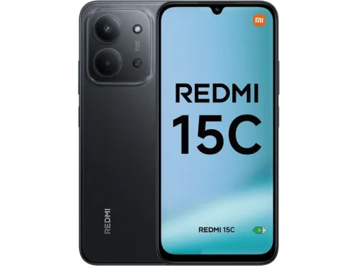Xiaomi Redmi 15C Midnight Black 256 GB 4 GB 6.9 " IPS MediaTek Dimensity 6300 6000 mAh
