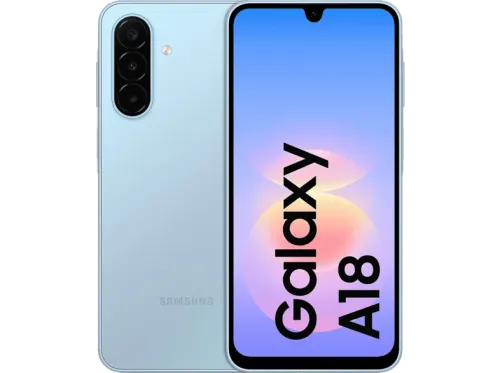 Samsung Galaxy A18 LTE Azul Claro 128 GB 4 GB RAM 6.7" FHD+ Super AMOLED Exynos 1610 5000 mAh Android 17