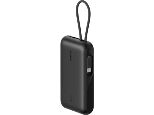 Powerbank Belkin BBA007hqDG-MR 10000 mAh 45W USB-C y USB Tipo-A Negro